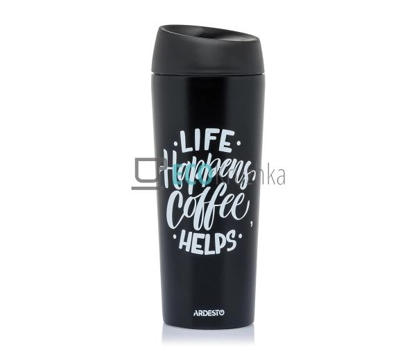 Термокухоль Ardesto Coffee Time 450 мл, нержавіюча сталь ...