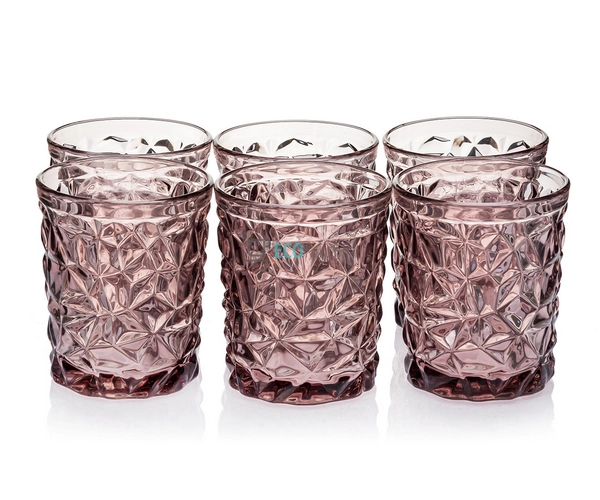 Набір кольорових склянок для віскі Glassware 290мл 6шт Ч ... Набір кольорових склянок для віскі Glassware 290мл 6шт Ч ...