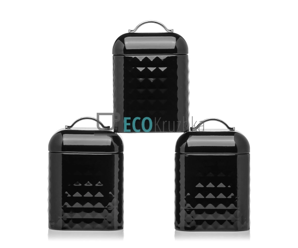 Набір Ємностей для Зберігання: Кава, Чай, Цукор - Трійка ...