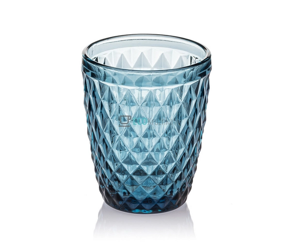 Набір кольорових склянок 6шт Glassware 270 мл Синій (дрі ...