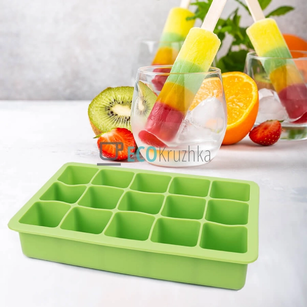 Форма для льоду силіконова 19x12x3,6 см Maestro MR-1179