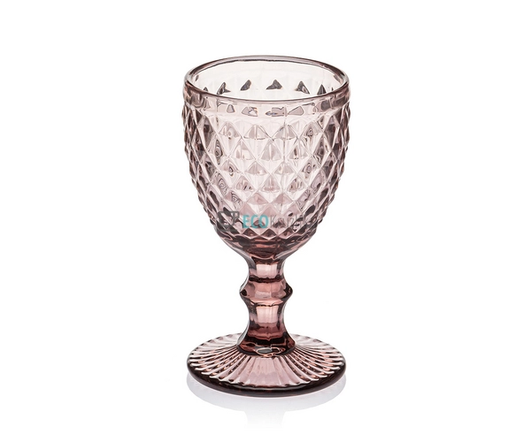Келихи для вина з кольорового скла 6 шт Glassware 240мл  ...