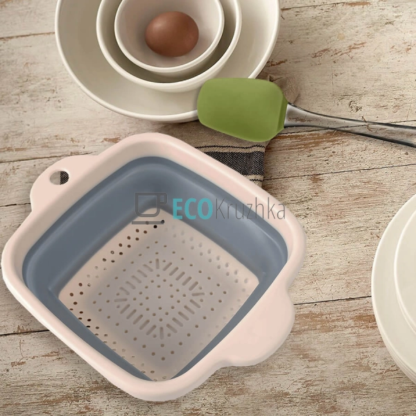 Друшлаг складний 21.8 х 17.8 х 3.8 см Maesrto MR-1189 Друшлаг складний 21.8 х 17.8 х 3.8 см Maesrto MR-1189