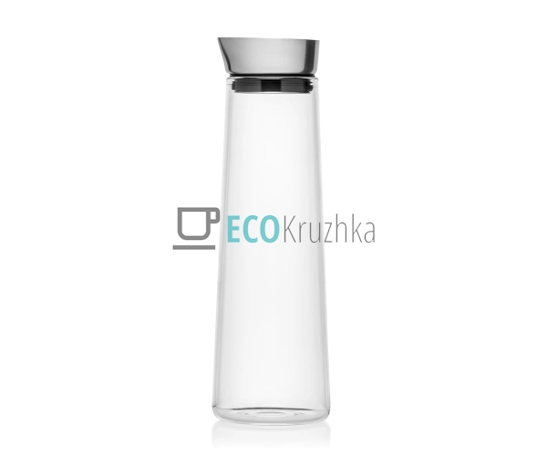 Графін скляний зі сталевим корком 1.2л Kamille KM-9032 Графін скляний зі сталевим корком 1.2л Kamille KM-9032