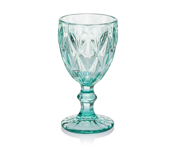 Келихи для вина з кольорового скла 6 шт Glassware 240 мл ...