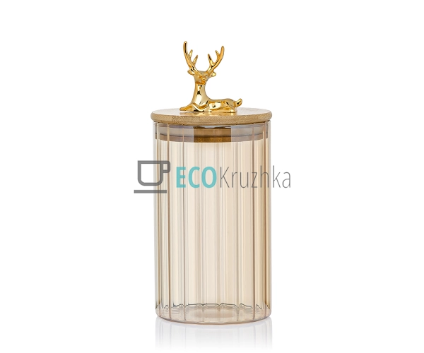 Ємність "Золотий олень" 9 х 15 см (102-647) Ємність "Золотий олень" 9 х 15 см (102-647)