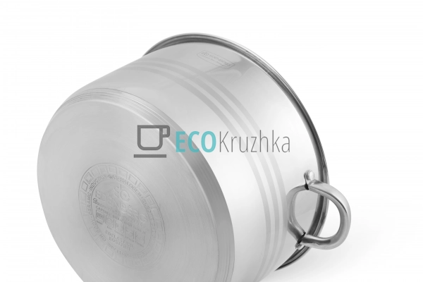 Каструля нержавіюча 12.4 л професійна з кришкою Edenberg ...