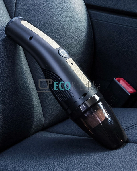 Вакуумний пилосос 2в1 для авто та дому - компактний помі ...