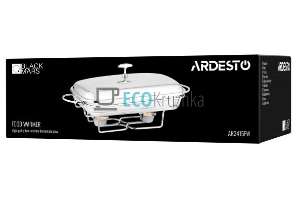 Марміт Ardesto BLACK MARS, прямокутний, 3 л (AR2415FW)