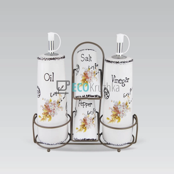 Набір для спецій 5-ти предметний Листівка-незабудка Maes ... Набір для спецій 5-ти предметний Листівка-незабудка Maes ...