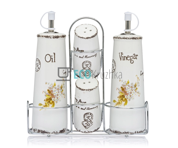 Набір для спецій 5-ти предметний Листівка-незабудка Maes ... Набір для спецій 5-ти предметний Листівка-незабудка Maes ...