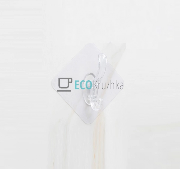 Гачки самоклеючі 3 шт прозорі до 5кг (WHW11561-103)