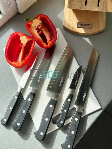 Професійний набір ножів 8 предметів Maestro MR-1423 Професійний набір ножів 8 предметів Maestro MR-1423