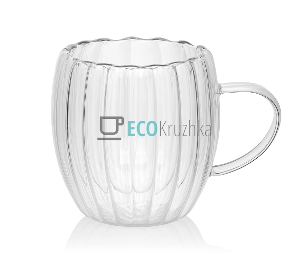 Чашка Iceberg з подвійними стінками, 270 мл, боросилікат ... Чашка Iceberg з подвійними стінками, 270 мл, боросилікат ...