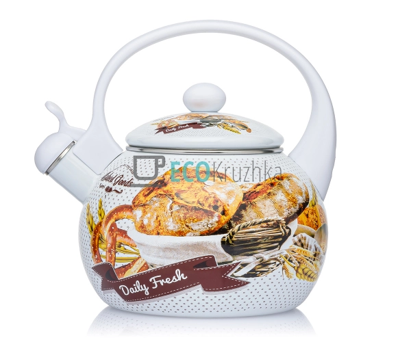 Чайник Емальований 2.2л із свистком Хліб Zaurberg (45/L)