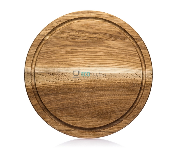 Менажниця кругла дубова шестисекційна з соусником 30 см  ...