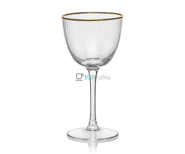 Бокал для вина ребристий із  ... Бокал для вина ребристий із  ...