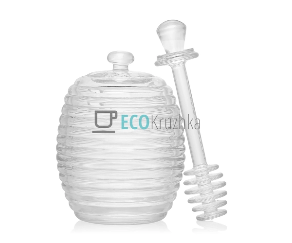 Медовниця Акація 220 мл Скляна (102-661) Медовниця Акація 220 мл Скляна (102-661)