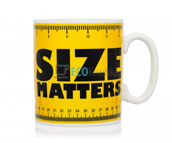 Чашка 900 мл "Розмір має значення" (102-019) Чашка 900 мл "Розмір має значення" (102-019)