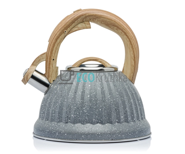 Чайник із нержавіючої сталі зі свистком 3 л Edenberg EB- ... Чайник із нержавіючої сталі зі свистком 3 л Edenberg EB- ...