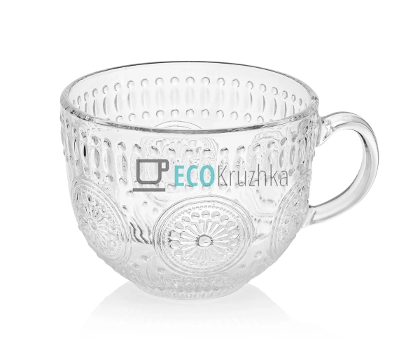 Набір чашок Ковентрі 400 мл Прозора (102-316-6)