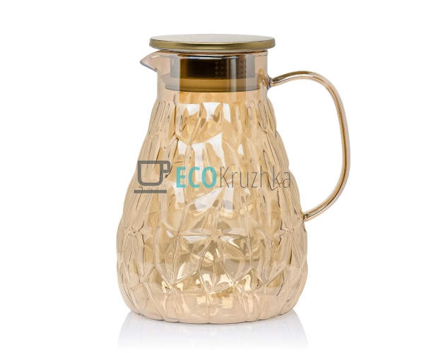 Глечик для води, лимонаду, молока 1.8л Золото (R92769-G) Глечик для води, лимонаду, молока 1.8л Золото (R92769-G)