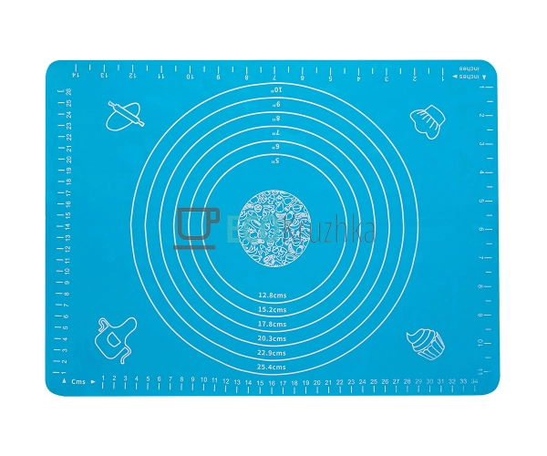 Силіконовий килимок для розкочування тіста 30х40 см Блак ...