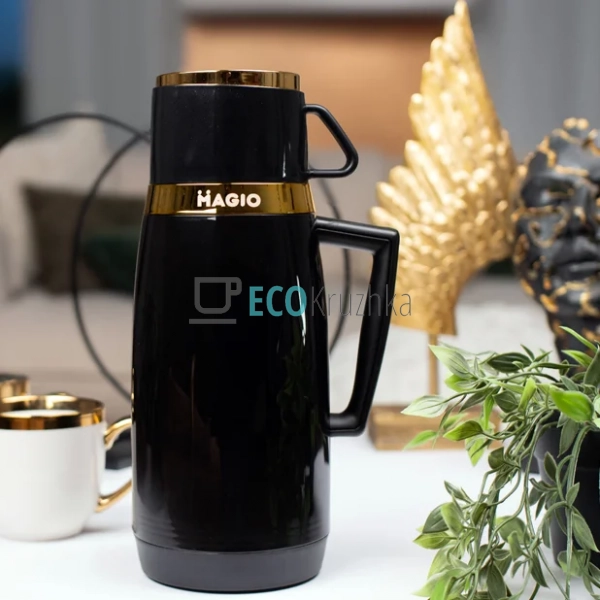 Термос 1л, Magio зі скляною колбою (MG-1050B) Термос 1л, Magio зі скляною колбою (MG-1050B)