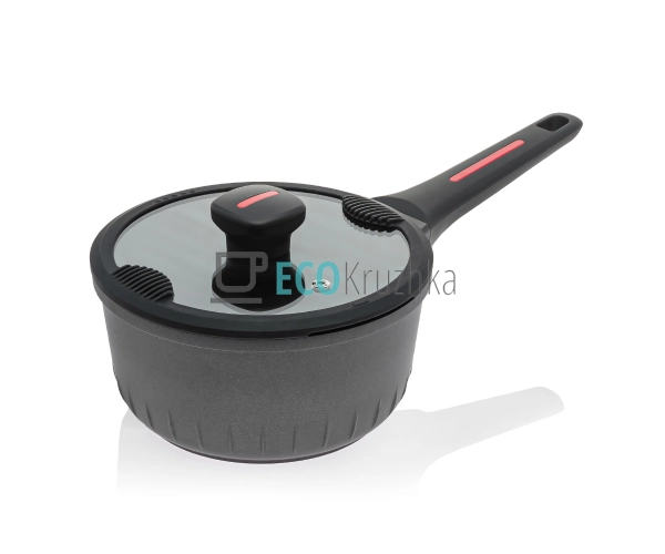 Ківш 1.9 л Magio Литий антипригарний Чорний матовий (MG- ...