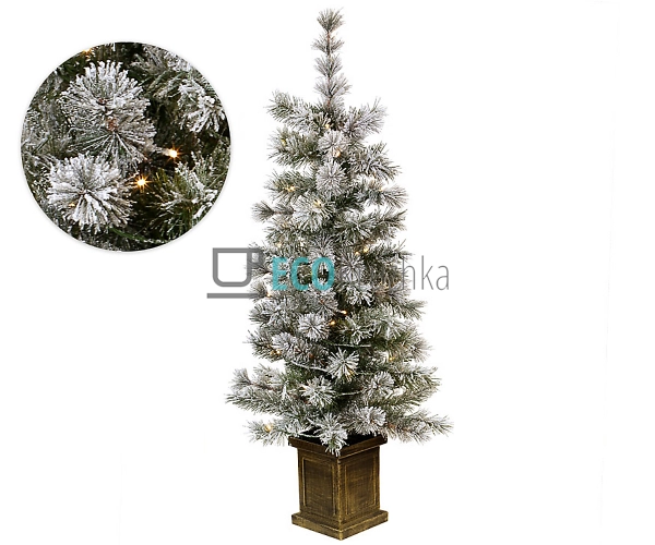 Штучна ялинка "Белла" 120 см, 90 гілок, 50 LED вогнів, т ... Штучна ялинка "Белла" 120 см, 90 гілок, 50 LED вогнів, т ...