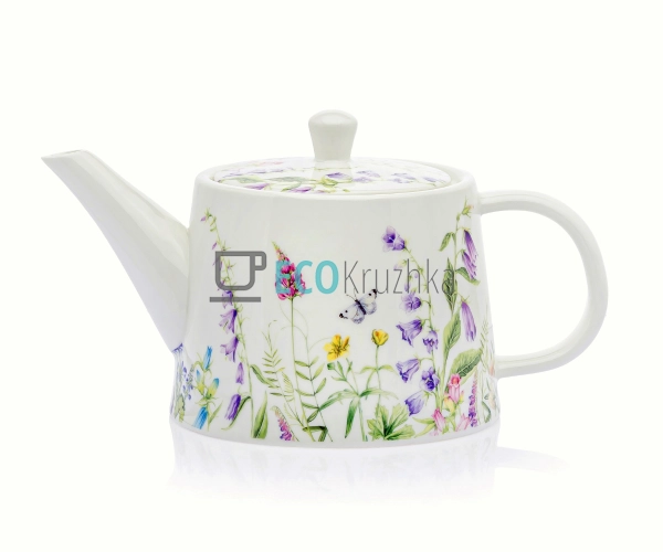 Чайник порцеляновий 1200мл Floral (K034)