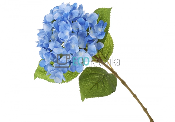 Декоративна гілка синьої гортензії 60 см квітка D16 см ( ... Декоративна гілка синьої гортензії 60 см квітка D16 см ( ...