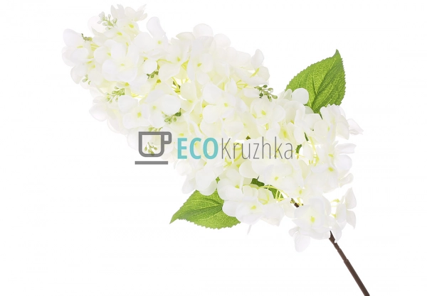 Декоративна гілка білої гортензії Бобо 90 см (137-021) Декоративна гілка білої гортензії Бобо 90 см (137-021)