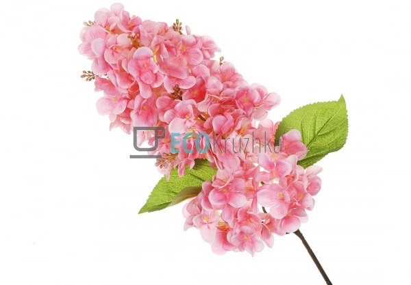 Декоративна гілка рожевої гортензії Бобо 90 см (137-023) Декоративна гілка рожевої гортензії Бобо 90 см (137-023)