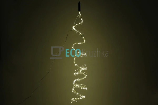 Гірлянда-пучок 200 LED, теплий білий, 10 ниток по 2 м, 2 ...