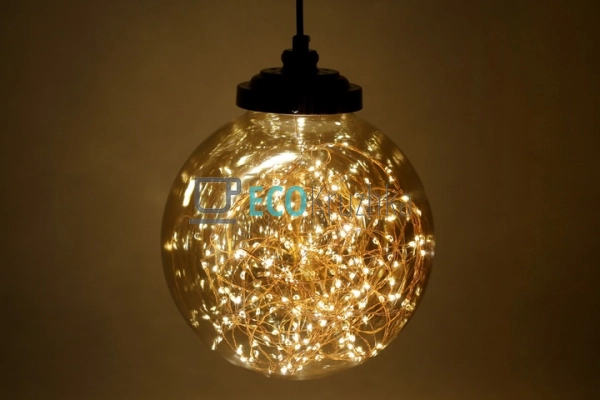 Декоративний шар 23 см з LED-гірляндою (300 LED, теплий  ...