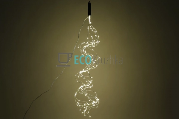 Гірлянда-пучок 160 LED, теплий білий, 10 ниток по 1,6 м, ...