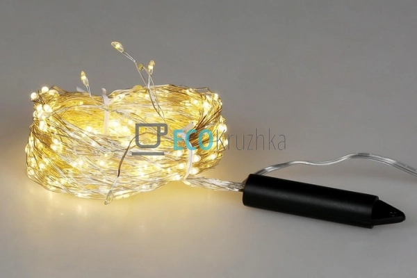 Гірлянда-пучок 360 LED, теплий білий, 18 ниток по 2 м, 2 ...
