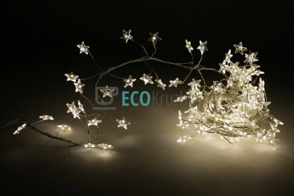 Гірлянда-кластер 120 LED із декором "Зірка", теплий біли ...