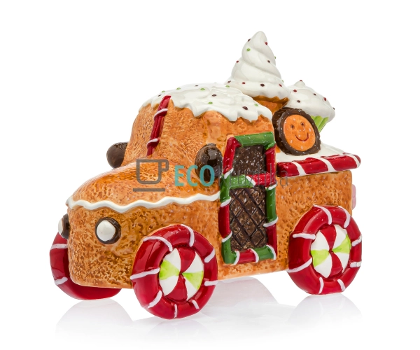 Керамічна банка для солодощів "Прянична Машина", 1.1 л ( ...