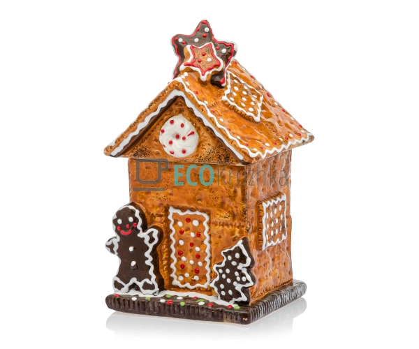 Банка для солодощів "Будиночок з печива", 800 мл (Модель ...