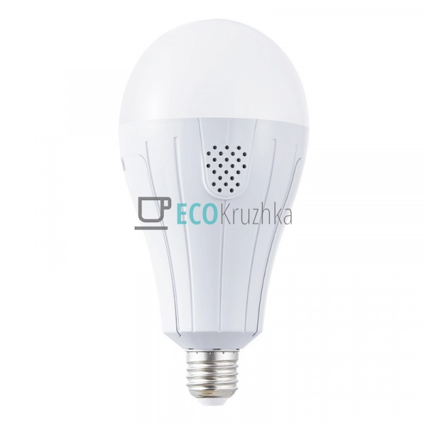 Яскрава лампочка з акумулятором 2x18650 20w Led лампа E2 ... Яскрава лампочка з акумулятором 2x18650 20w Led лампа E2 ...