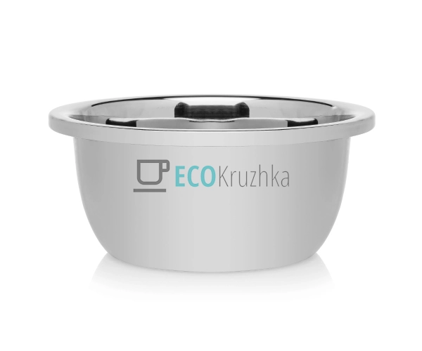 Глибока тарілка-миска з нержавіючої сталі 22x9,8 см Eden ...