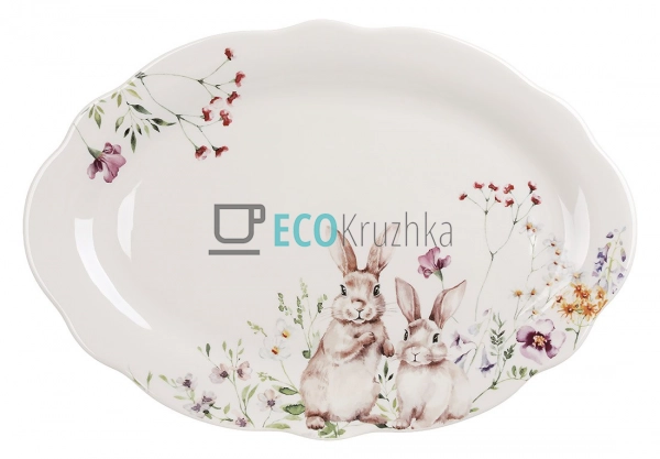 Порцелянове блюдо "Весняна і ... Порцелянове блюдо "Весняна і ...
