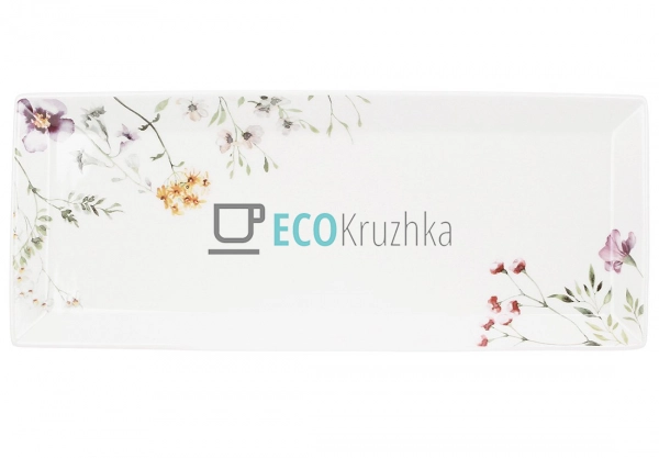 Порцелянове блюдо "Весняна історія" 35,3x14x2 см (K101)