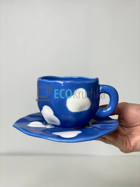 Керамічна кружка "Біла хмаринка" 290 мл (8030-433) Керамічна кружка "Біла хмаринка" 290 мл (8030-433)