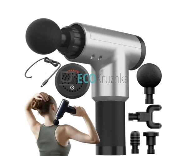 Масажер для тіла ручний, спини електричний KH-320-Gray Масажер для тіла ручний, спини електричний KH-320-Gray