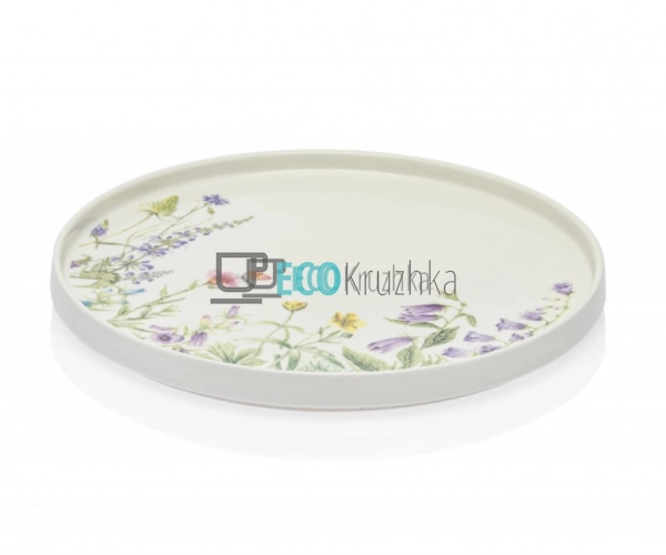 УЦІНКА ОБІДНЯ ПОРЦЕЛЯНОВА ТАРІЛКА "FLORAL", 25.5 СМ