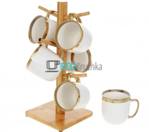 УЦІНКА НАБІР (6 ШТ) ПОРЦЕЛЯНОВИХ ЧАШОК 320МЛ EK21540 УЦІНКА НАБІР (6 ШТ) ПОРЦЕЛЯНОВИХ ЧАШОК 320МЛ EK21540