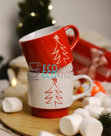 УЦІНКА НАБІР ПОРЦЕЛЯНОВИХ КУХЛІВ "ЯЛИНКА", 400 МЛ EK2154 ... УЦІНКА НАБІР ПОРЦЕЛЯНОВИХ КУХЛІВ "ЯЛИНКА", 400 МЛ EK2154 ...